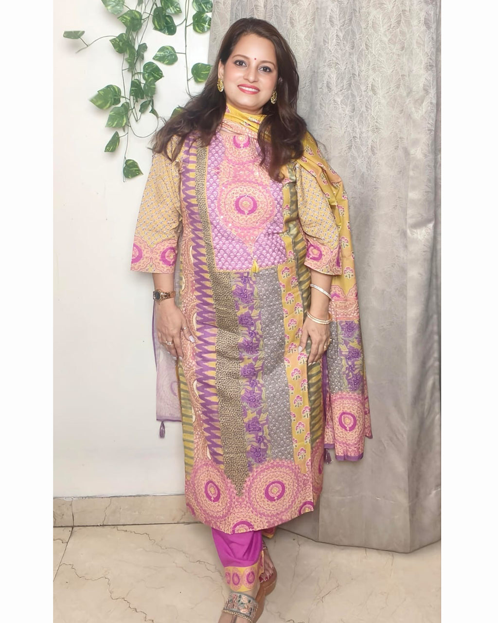 Stunning Premium Pure Cotton 3-Piece Suit