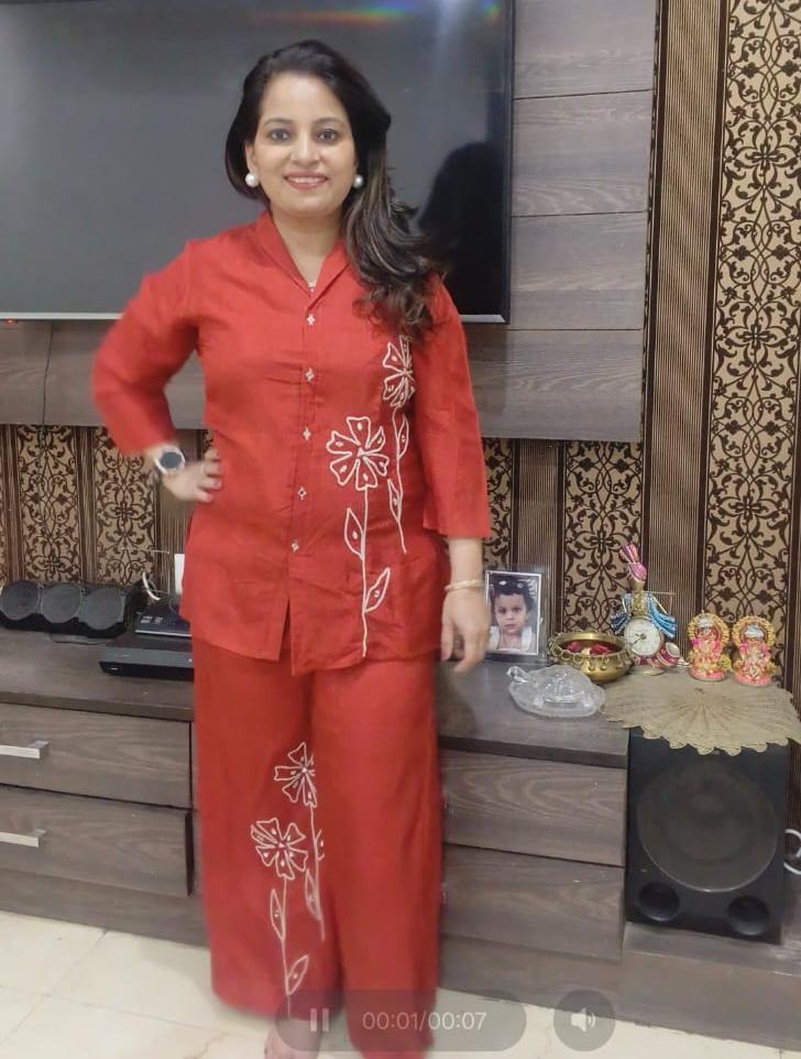 Pure Muslin co- ord set