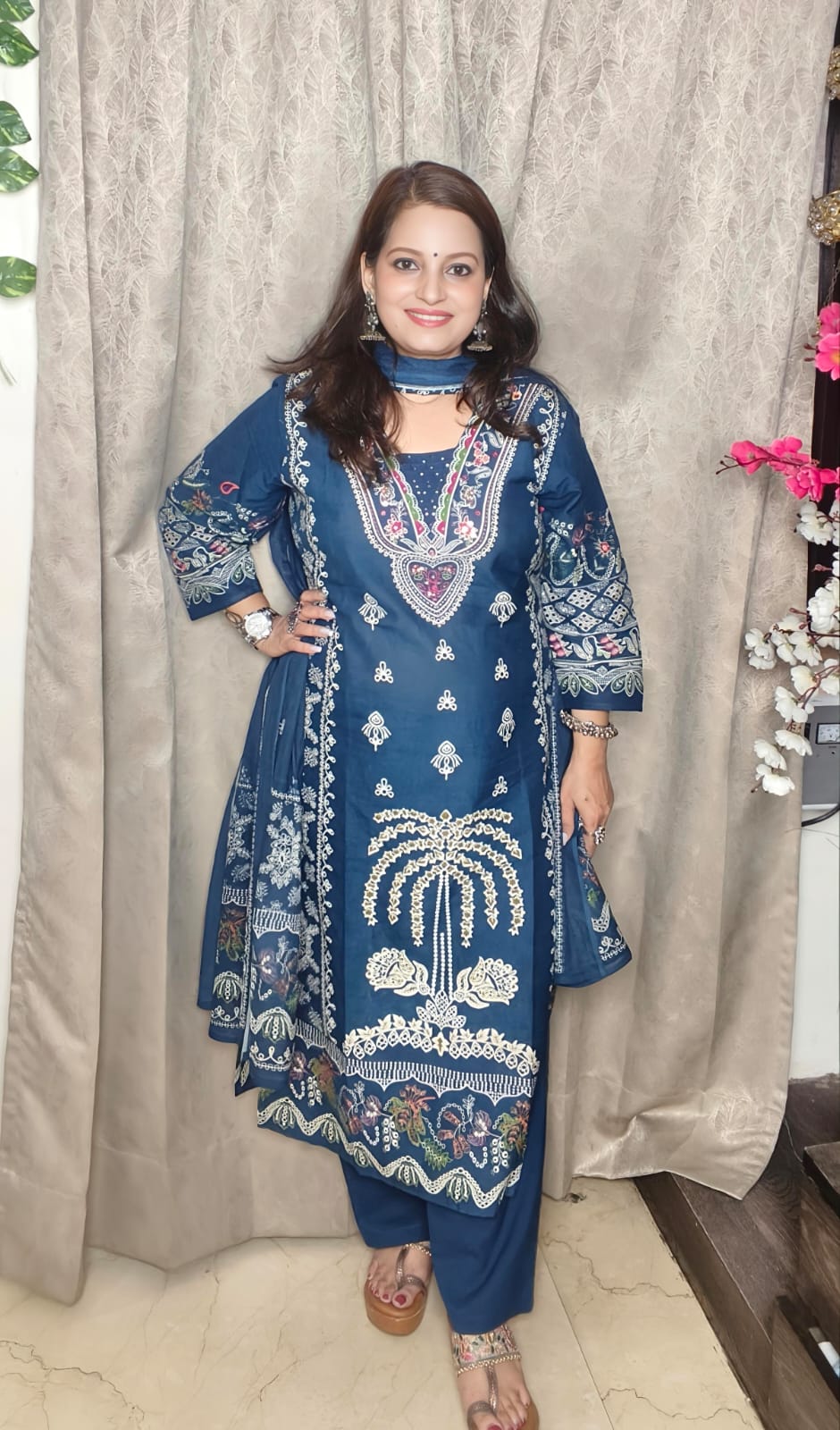 Soft Cotton 3-Piece Suit